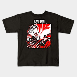kmfdm vintage rock band Kids T-Shirt